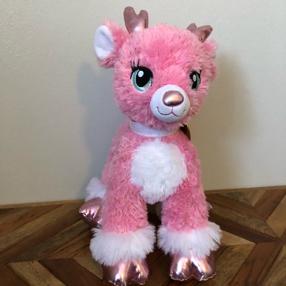 Build A Bear Pink Reindeer